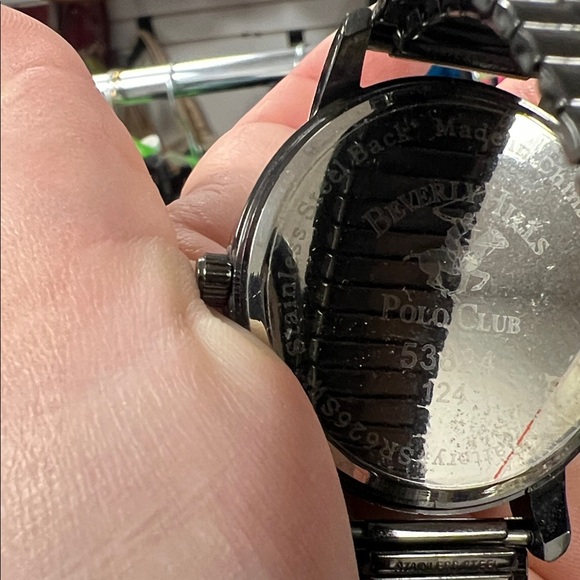 Beverly Hills Polo Club Black and Gold Men's Watch - Picture 3 of 4